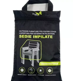 Clearance Telo di copertura per sedie impilate essenza 66x68x80/120 cm Mobili Da Giardino E Accessori