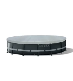 Telo di copertura rotondo per piscine "deluxe" specifico per modello frame 488x488x20 cm - cod. 28040 Piscine