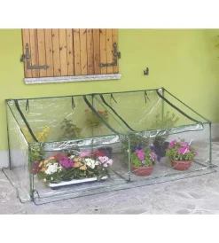 Discount Telo di ricambio per serra primizia in plastica trasparente 180x92x70 cm Coltivazione E Cura