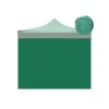 Coperture Per Esterno E Accessori- Telo laterale per gazebo riviera in tessuto impermeabile e anti uv verde 3x3 m