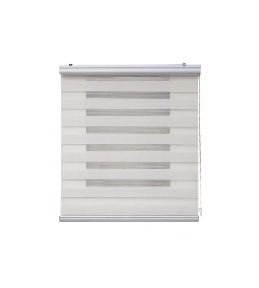 Tessile D'Arredo- Tenda a rullo doppia "platinum" lino, 140x250 cm