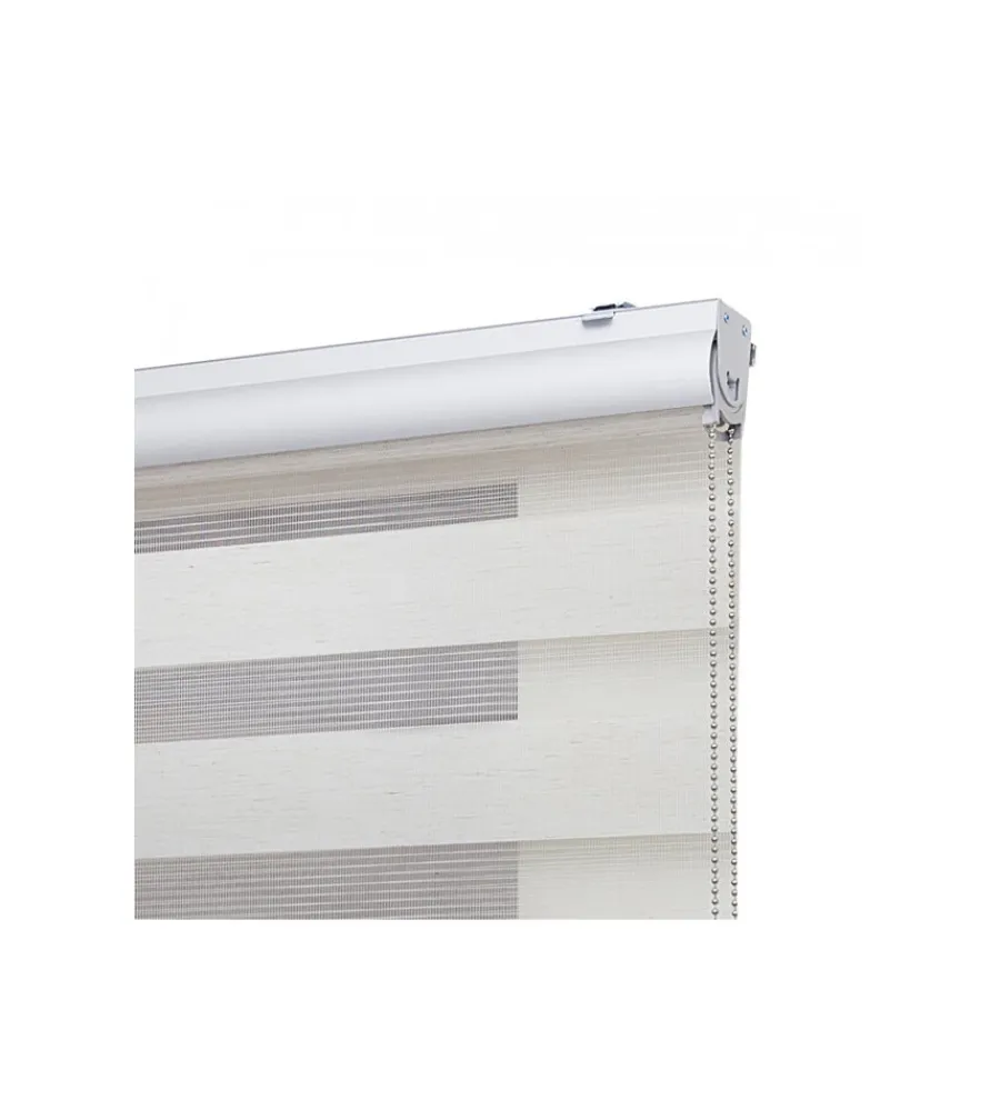 Tessile D'Arredo- Tenda a rullo doppia "platinum" lino, 140x250 cm