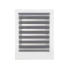 Tenda a rullo "duolux" argento, 120x250 cm Tessile D'Arredo