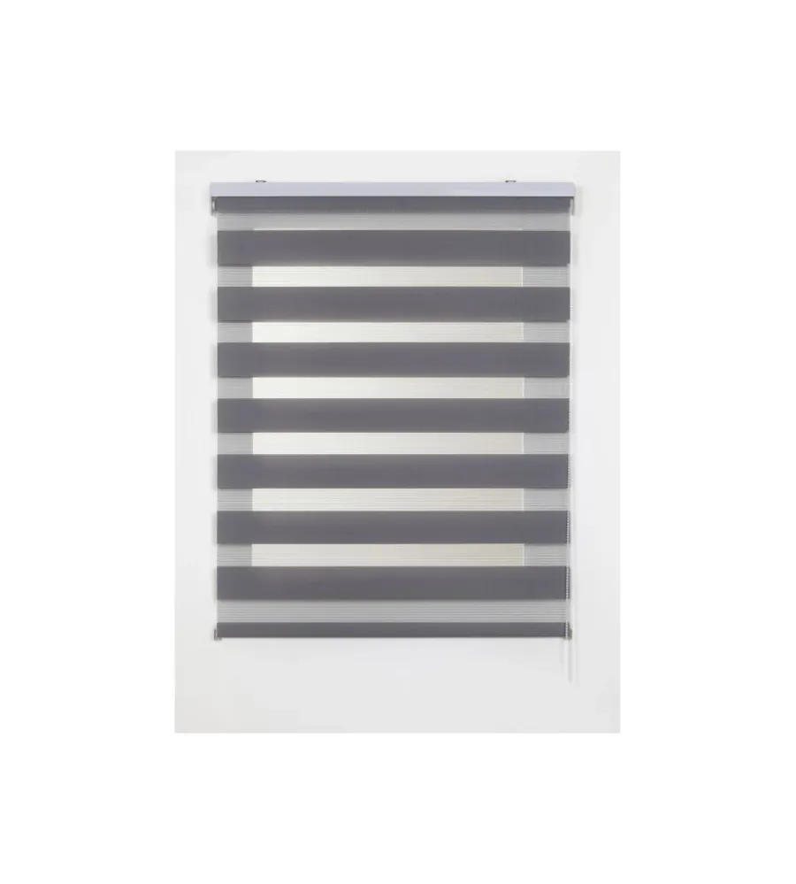 Tessile D'Arredo- Tenda a rullo "duolux" argento, 160x180 cm