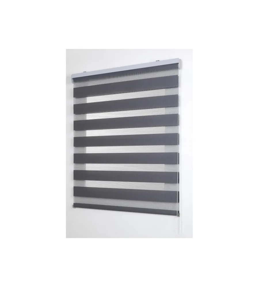 Tessile D'Arredo- Tenda a rullo "duolux" argento, 160x180 cm