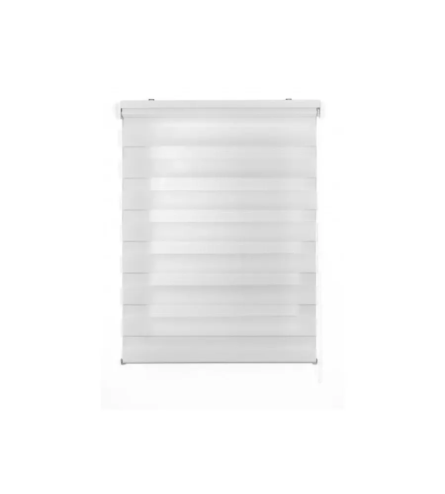 Tessile D'Arredo- Tenda a rullo "duolux" bianco, 100x180 cm