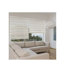 Tessile D'Arredo- Tenda a rullo "duolux" lino, 160x180 cm
