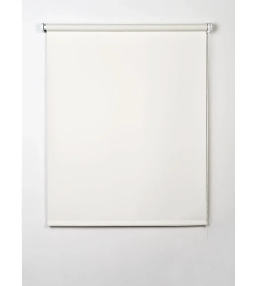 Tessile D'Arredo- Tenda a rullo roll-up oscurante avorio, 80x180 cm