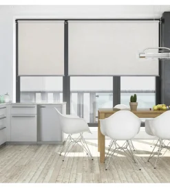 Outlet Tenda a rullo semifiltrante lino, 80x250 cm Tessile D'Arredo