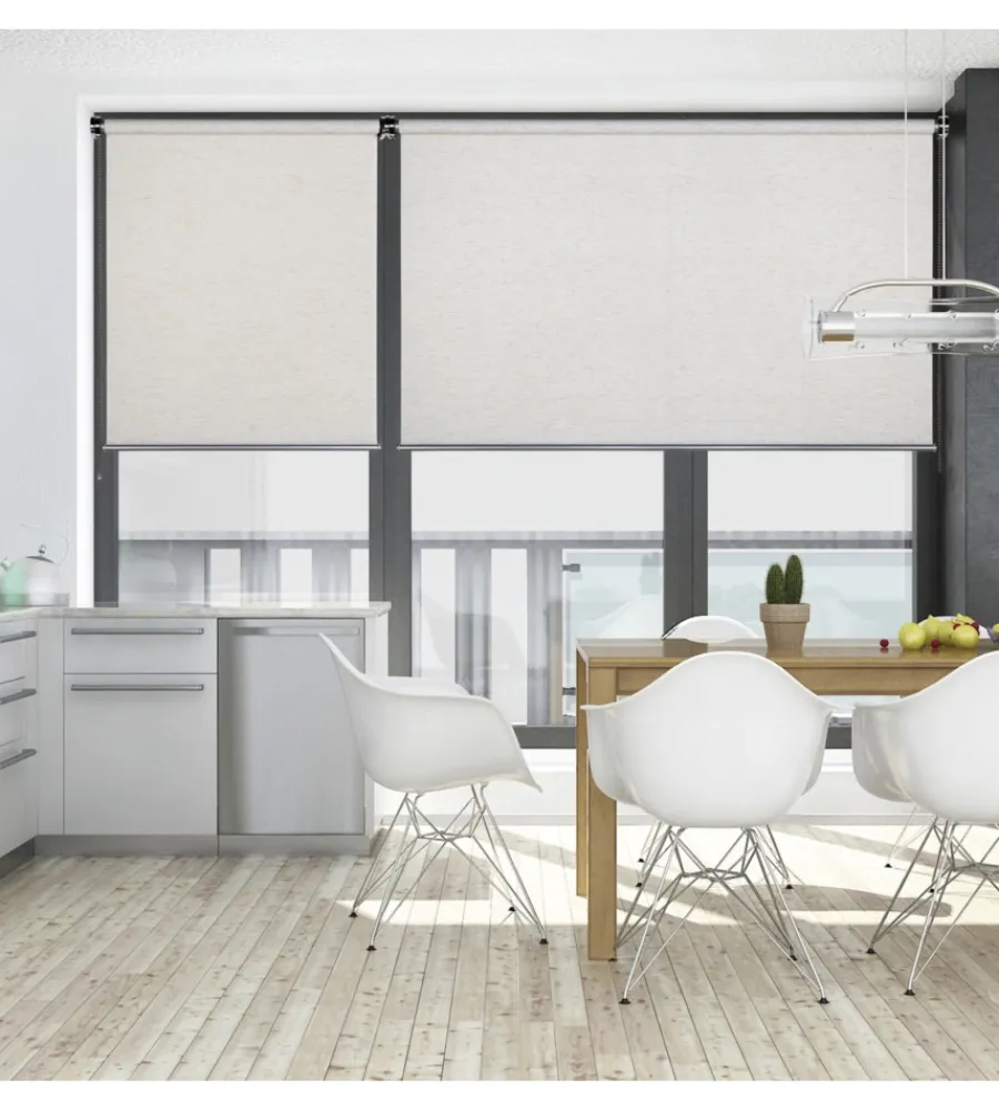 Discount Tenda a rullo semifiltrante lino, 160x250 cm Tessile D'Arredo