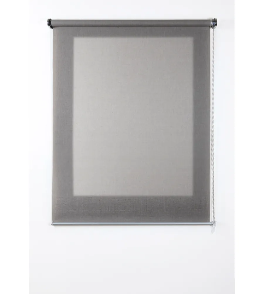 Tessile D'Arredo- Tenda a rullo semifiltrante roccia 80x250 cm