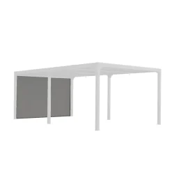 Clearance Tenda accessoria con binario per pergola bioclimatica da esterno "per3630bi" e "per3660bi", 340x220 cm Coperture Per Esterno E Accessori
