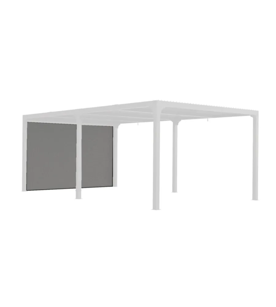 Clearance Tenda accessoria con binario per pergola bioclimatica da esterno "per3630bi" e "per3660bi", 340x220 cm Coperture Per Esterno E Accessori