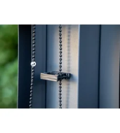 Coperture Per Esterno E Accessori-Habrita Tenda accessoria con binario per pergola bioclimatica da esterno 