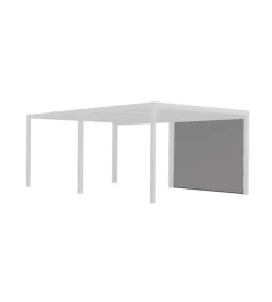 Habrita Coperture Per Esterno E Accessori|Tenda accessoria con binario per pergola bioclimatica da esterno "per3660bi", 284x220 cm