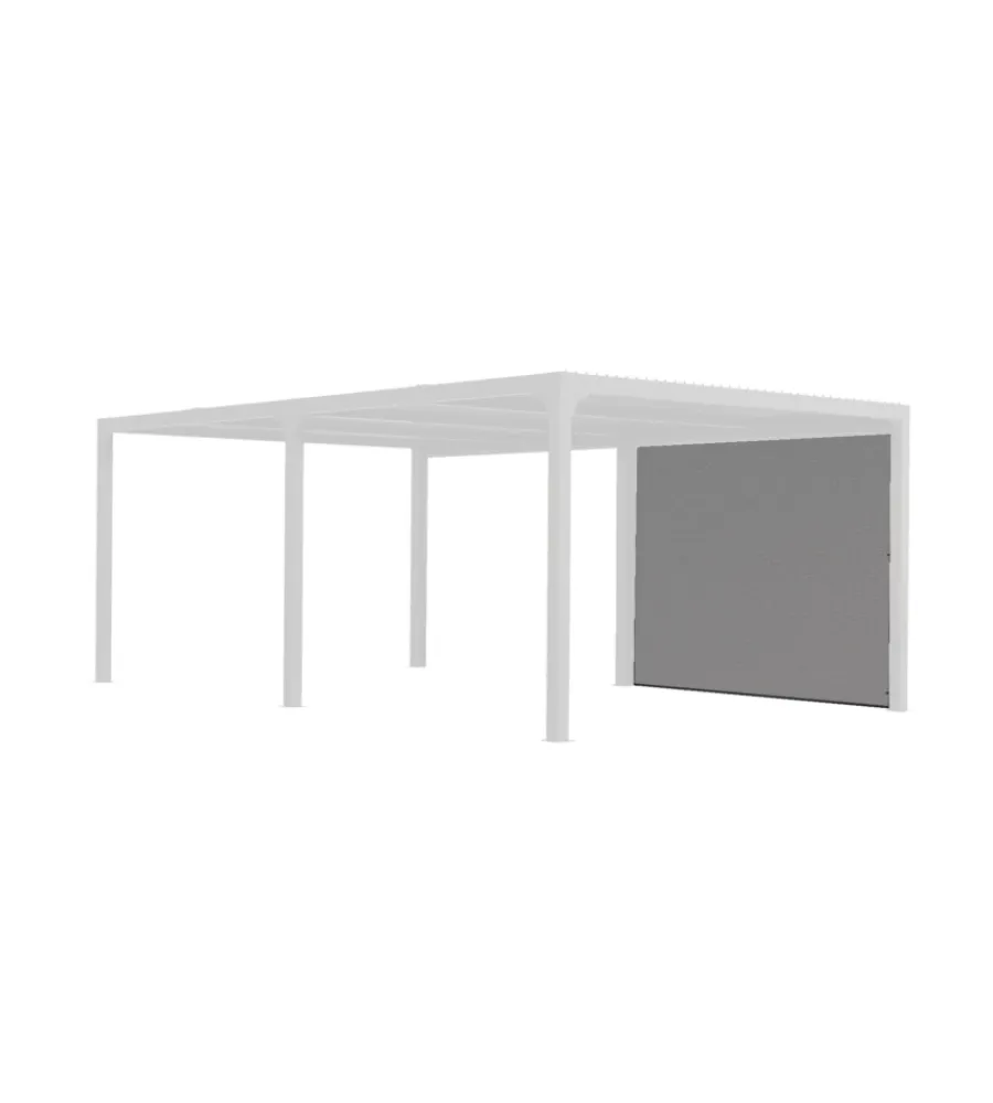 Habrita Coperture Per Esterno E Accessori|Tenda accessoria con binario per pergola bioclimatica da esterno "per3660bi", 284x220 cm