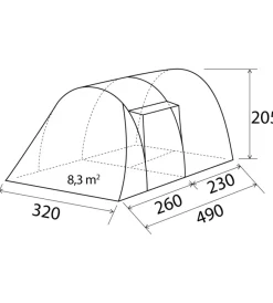 Campeggio-Brunner Tenda da campeggio