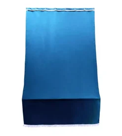 Coperture Per Esterno E Accessori- Tenda da sole con anelli per porta essenza blu h 300x140 cm