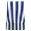 Coperture Per Esterno E Accessori- Tenda da sole con anelli per porta essenza righe blu h 300x140 cm