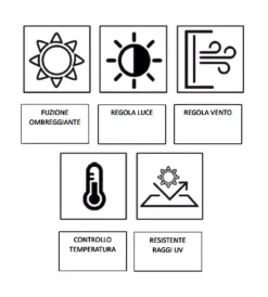 Coperture Per Esterno E Accessori-EuroGarden Tenda laterale oscurante per pergola bioclimatica
