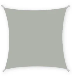 Coperture Per Esterno E Accessori|Tenda vela da esterno quadrata ombreggiante essenza in poliestere colore cenere, 3x3 metri