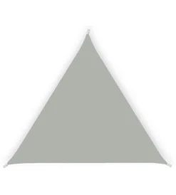 Coperture Per Esterno E Accessori- Tenda vela da esterno triangolare ombreggiante essenza in poliestere colore cenere 3,6x3,6x3,6 metri
