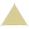 Coperture Per Esterno E Accessori- Tenda vela da esterno triangolare ombreggiante in poliestere colore beige essenza 5x5x5 metri