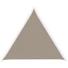Coperture Per Esterno E Accessori|Tenda vela da esterno triangolare ombreggiante essenza in poliestere colore tortora, 3,6x3,6x3,6 metri
