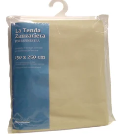 Best Tenda zanzariera ad anelli per portafinestra beige 150x250 cm Tessile D'Arredo