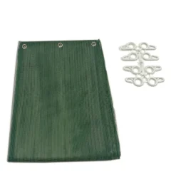 Tenda zanzariera ad anelli per portafinestra verde 150x250 cm Tessile D'Arredo