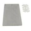 Tessile D'Arredo- Tenda zanzariera ad anelli per portafinestra bianco 150x250 cm