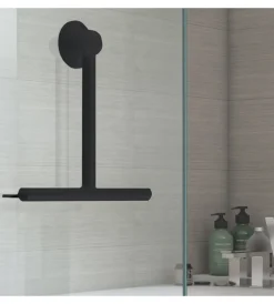Hot Tergivetro gedy "gummy" con fissaggio a ventosa nero Accessori Bagno