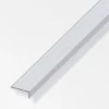 Ferramenta Per Mobili E Infissi-Alfer aluminium Terminale alluminio arg 25 x 8 aa sv 1 metro.