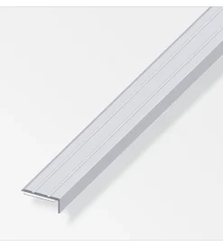 Ferramenta Per Mobili E Infissi-Alfer aluminium Terminale alluminio arg 25 x 8 aa sv 1 metro.