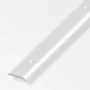 Alfer aluminium Ferramenta Per Mobili E Infissi|Terminale 25x6 alluminio forato - 2 metri.