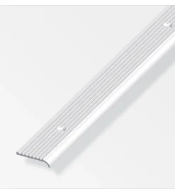 Alfer aluminium Ferramenta Per Mobili E Infissi|Terminale 25x6 alluminio forato - 2 metri.