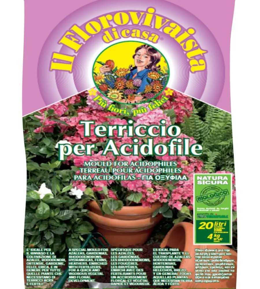 Coltivazione E Cura- Terriccio per acidofile euroterriflora 20 litri