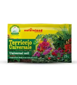 Coltivazione E Cura- Terriccio universale multiuso per piante verdi e fiorite euroterriflora 25 litri
