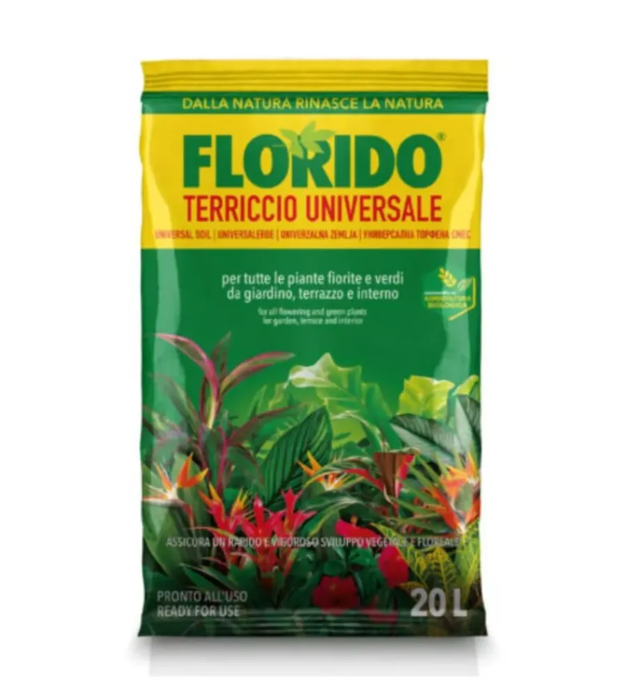 Clearance Terriccio universale naturale biologico euroterriflora 20 litri Coltivazione E Cura