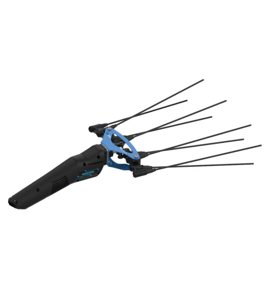 Campagnola Abbacchiatori|Testa abbacchiatore olive elettrico a batteria "master" movimento oscillatorio laterale 12v impugnatura a tre punti, cavo elettrico 13 m e cappellino
