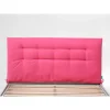 Letti E Comodini- Testiera matrimoniale in tessuto trapuntato "soffy" fucsia 160 cm