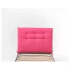 Letti E Comodini|Testiera singola in tessuto trapuntato "soffy" fucsia 90 cm
