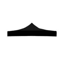 Coperture Per Esterno E Accessori- Tetto per gazebo riviera in tessuto impermeabile e anti uv nero 3x3 m