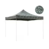 Coperture Per Esterno E Accessori- Tetto per gazebo riviera in tessuto impermeabile e anti uv verde effetto militare 3x3 m