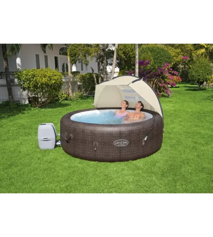 Bestway Piscine|Tettuccio parasole per piscina spa "lay-z-spa" 183x94x109 cm - cod. 60304