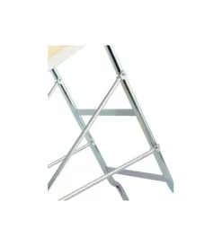 Trabatelli E Scale Professionali|Trabattello mini in acciaio zincato con pianale in legno altezza lavoro 3 m