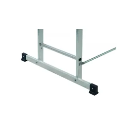 Trabatelli E Scale Professionali- Trabattello multifunzione "easy 100" in alluminio con pianale in pino, portata massima 150 kg