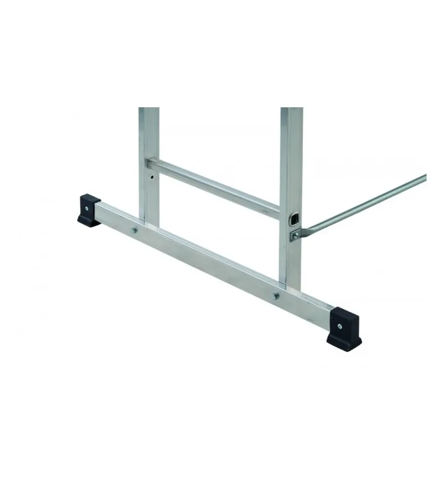 Trabatelli E Scale Professionali- Trabattello multifunzione "easy 100" in alluminio con pianale in pino, portata massima 150 kg