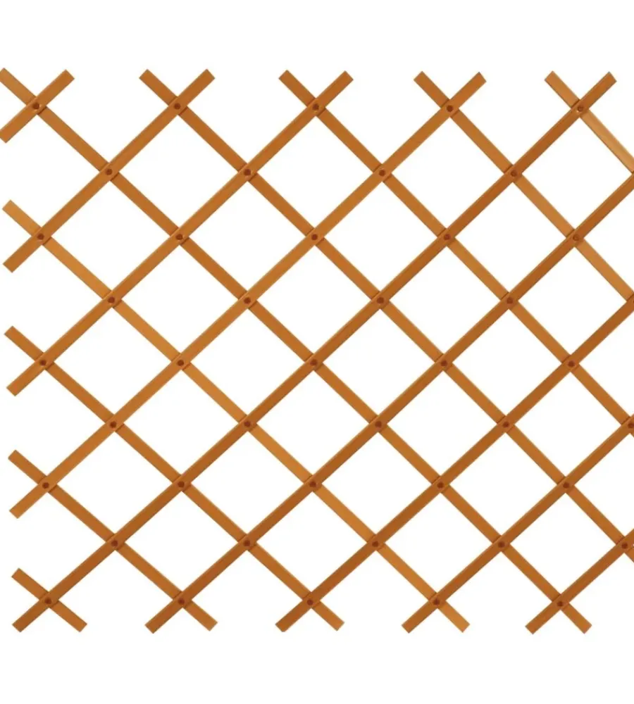Coltivazione E Cura-Verdemax Traliccio esterno pvc 1x1m marrone