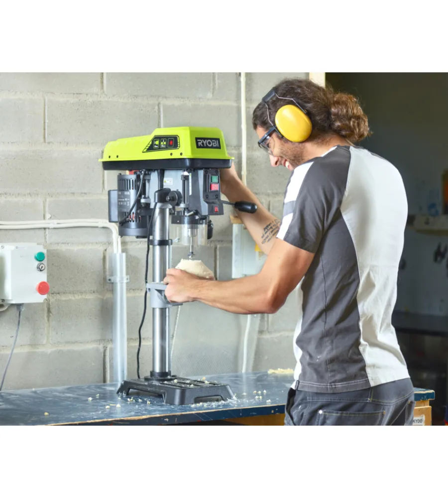 Ryobi Trapani A Colonna|Trapano a colonna rdp102l con 5 velocitá e puntatore laser 390w -